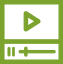 Visual icon of a video.